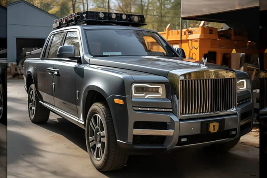 Пикапът Rolls Royce в най-добрия случай е фантазия в социалните мрежи